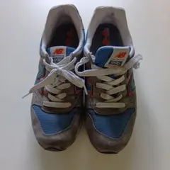 O*)様 New Balance 996 スニーカー US8 グレー/ブルー/オ