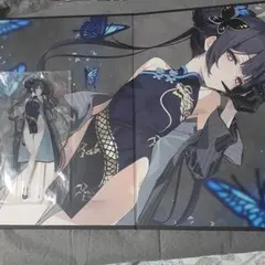 ➓白い狐の住む社 ストラップ 4個セット・イラスト集セット売り！ ➉白い狐の住む社 ストラップ 4個セット・イラスト集セット売り