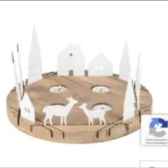 クリスマスキャンドルホルダー 木製