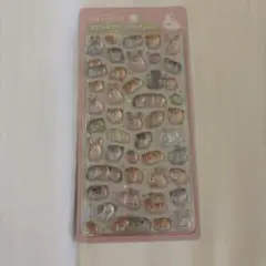 ボンボンドロップシール　モルモット&ウサギ