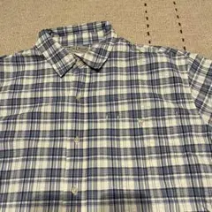 L.L.Bean 半袖チェックシャツ xl 古着 エルエルビーン ナイロン