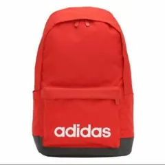 アディダス リュックサック 大容量 レッド 赤 ファスナー 綺麗 美品 オシャレ