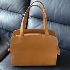 美品】SOMES ソメスサドル ハンドバッグ ラウンドバッグ ブラック