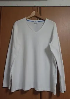 ☆ LANVIN en Bleu ☆ Vネック長袖Tシャツ カットソー トップス