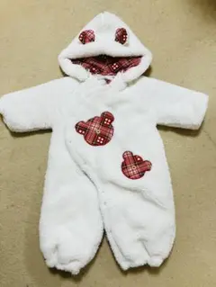 【美品】ベビー アウター もこもこ 冬服 70cm 3〜9kg
