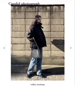 ohotoro vodka mustang ブラック ムートンコート ハイネック