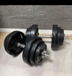 【引取限定】ダンベルセット 40kg［20kg×2］可変式 筋トレのサムネイル