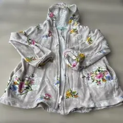 限定お値下げ　hakka kids 花柄パーカー 130サイズ