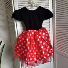 ディズニー　ミニーコスチュームレッド