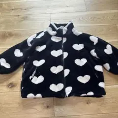 ハート模様 フリースジャケット　韓国