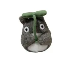 トトロ ぬいぐるみ 葉っぱ付き 約12cm