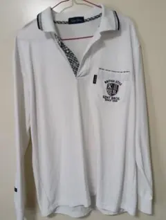 KentBros ケントブロス 長袖 ポロシャツ ホワイト L