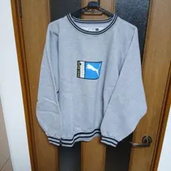 PUMA 　グレー 長袖トレーナー L