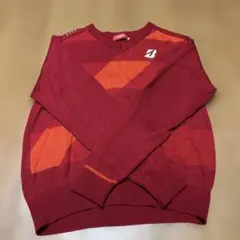 ブリヂストンゴルフ　セーター　赤