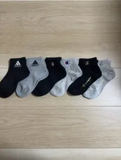 キッズ靴下セット adidas Champion(15〜20センチ)