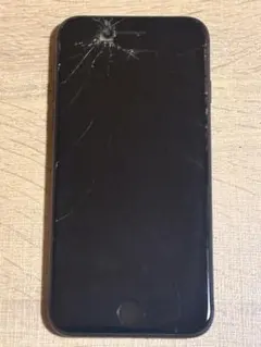 iPhone8 64GB ブラック バッテリー92% 画面割れあり価格交渉可能