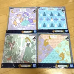 専用 一番くじ ディズニープリンセス F賞ハンドタオル ４枚