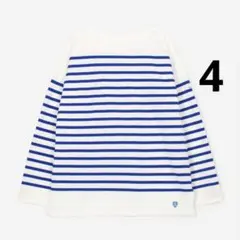 新品未使用 オーシバル ボートネックフレンチセーラーTシャツ
