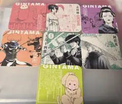 銀魂展　アートコースター　土方十四郎　志村妙　7枚セット