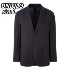 【美品】UNIQLO ユニクロ コンフォートジャケット ブラック メンズ L