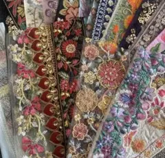 インド刺繍リボン　２０本アソートセット