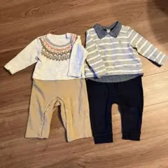 コンビミニ GAP ロンパース 冬 防寒 男の子