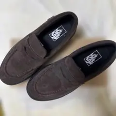VANS ダークブラウン ローファー (箱付き)