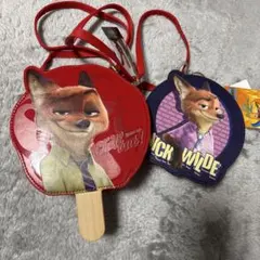 ズートピア2 しまむらコラボ　ポーチ＆コインケース