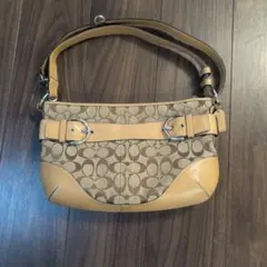 COACH コーチ ショルダーバッグ ブラウン/ベージュ