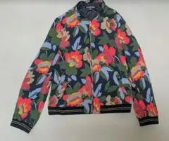 trf_outerwear ブルゾン 花柄 ジップ　MA-1　M　ZARAのサムネイル