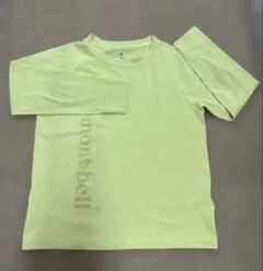 mont-bell 長袖 Tシャツ 薄い黄色　120cm