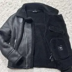 ムートンジャケット レザージャケット