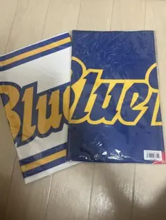 オリックスバファローズブルーウェーブロゴフェイスタオルホワイトブルーセット