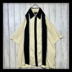 style eyes】開襟レーヨンシャツ ギャバジャン トランプ 東洋 50s