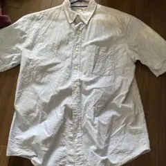 ユニクロ　薄い青 ボタンダウンシャツ Lサイズ