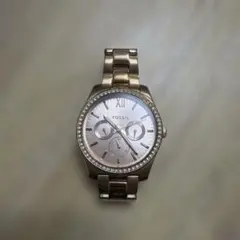 FOSSIL時計 ピンクゴールド ラインストーンのサムネイル