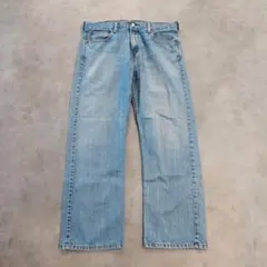リーバイス569 Levis W33 ブルーデニム 青 ヒゲ 古着 18297