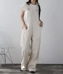 デニムサロペット　オーバーオール