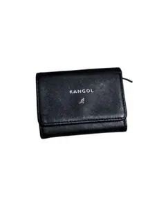 KANGOL　ブラック　レッド　三つ折り財布のサムネイル