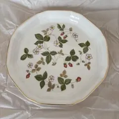 WEDGWOOD ワイルドストロベリー 八角形プレート24cm