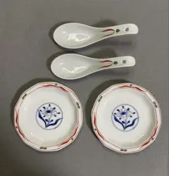 たち吉　小皿　レンゲ　2セット