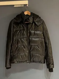 極美品 tk タケオキクチ フェイクレザー 中綿 ダウンジャケット M 