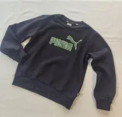 PUMA 黒 トレーナー　裏起毛