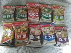 10種類の味噌汁セット