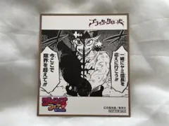 「ジャンプフェア in アニメイト2021」 ミニ色紙　ブラック•クローバー