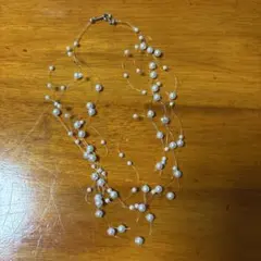 パールネックレス マルチストランド