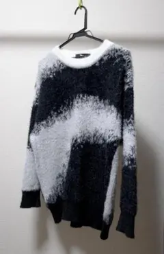 FVLMEN グラデーション シャギー ニット プルオーバーのサムネイル