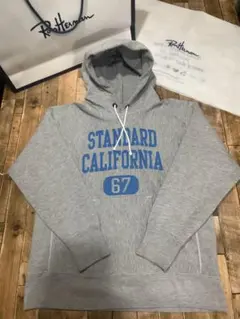 【ロンハーマン購入】STANDARD CALIFORNIA 青単タグフーディ M