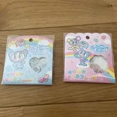 エンジェルブルー　おはじきシール2種セット