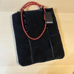 topologie ショルダーバッグ ブラック/レッド